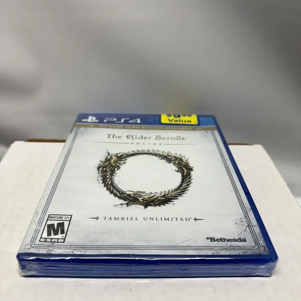 The Elder Scrolls Online Tamriel Unlimited PS4 Sony PlayStation 4 Sealed MMORPG